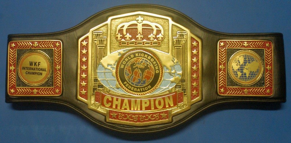 Kickboxing championship belts deals