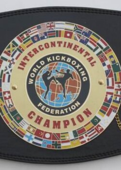 WKF intercontinental champion belt
