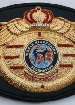WKF MMA World champion belt