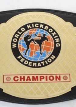 WKF national champion belt